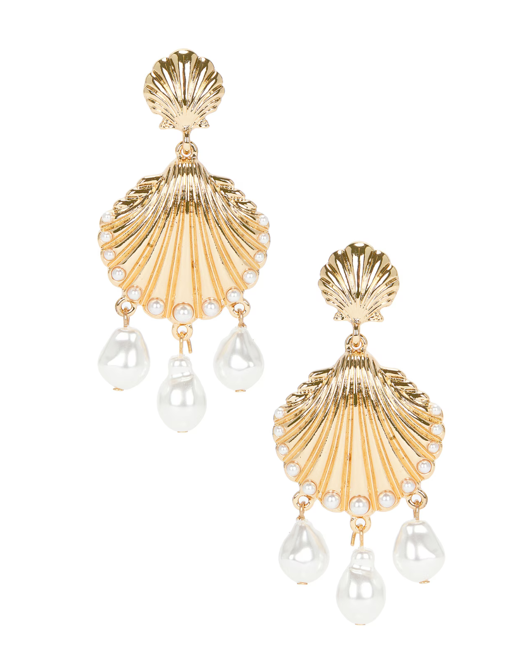 PEARL SHELL EARRING