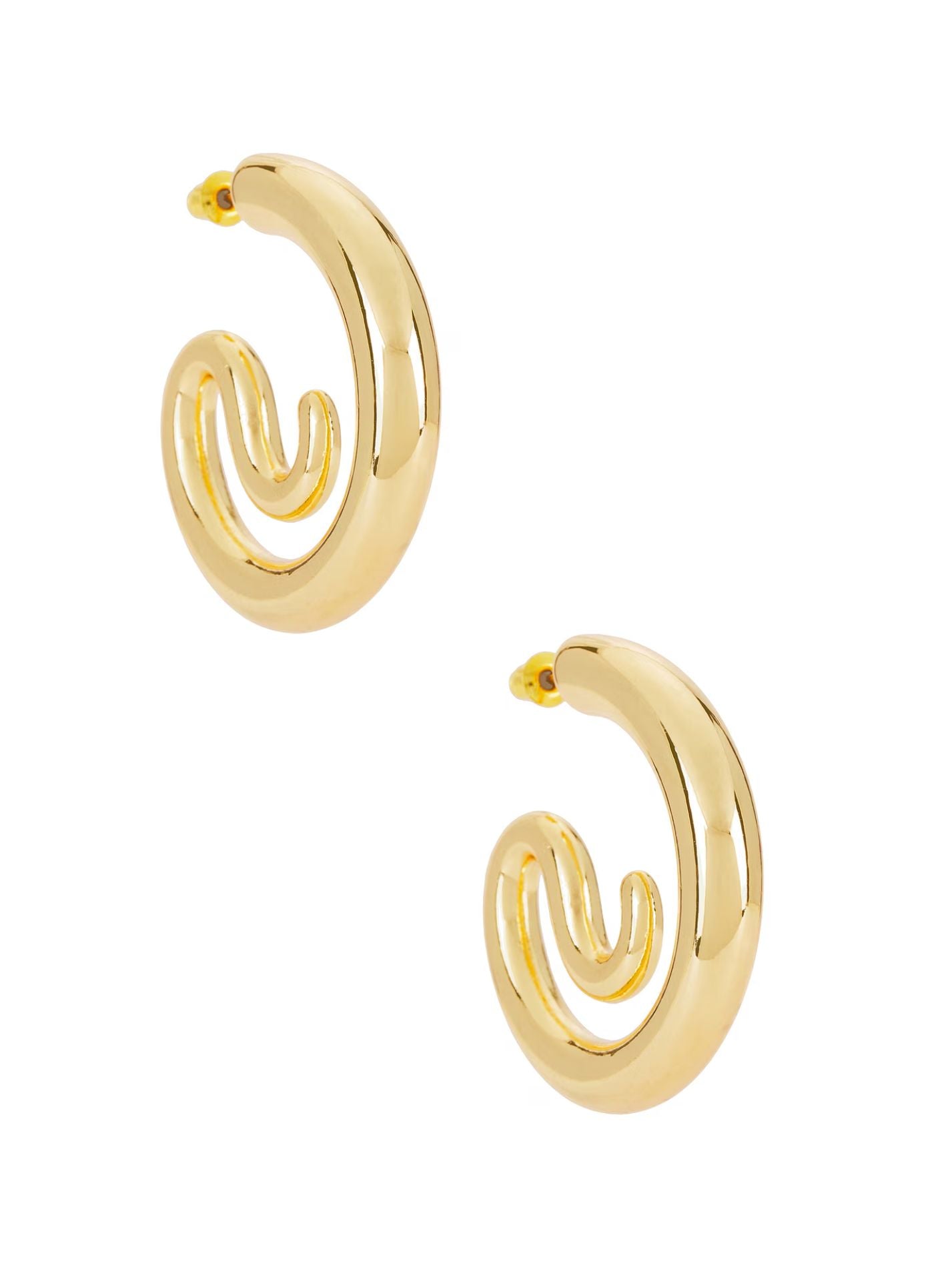 SPIRAL STATEMENT EARRING