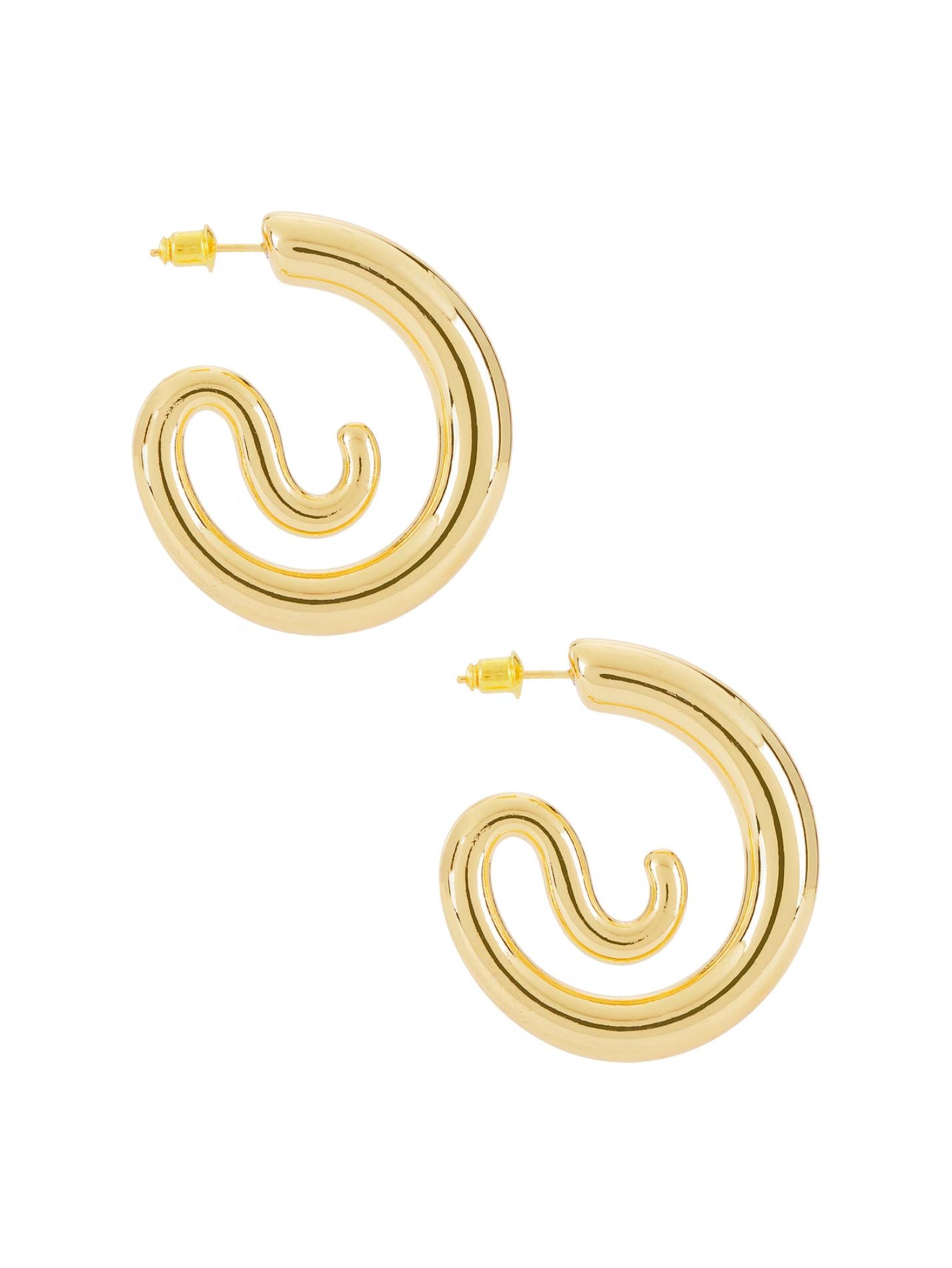 SPIRAL STATEMENT EARRING